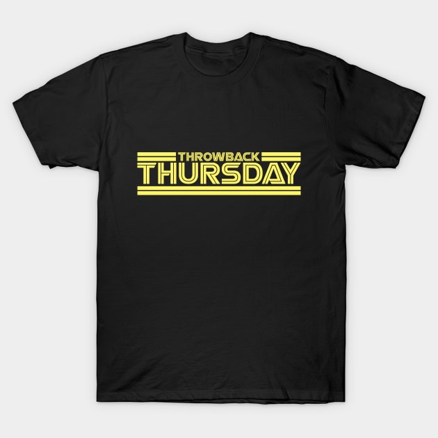 Throwback Thursday (BSG) T-Shirt by GloopTrekker